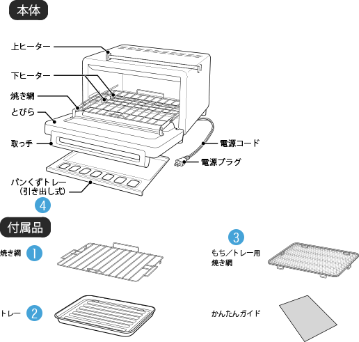 すばやきトースター ST-2D351