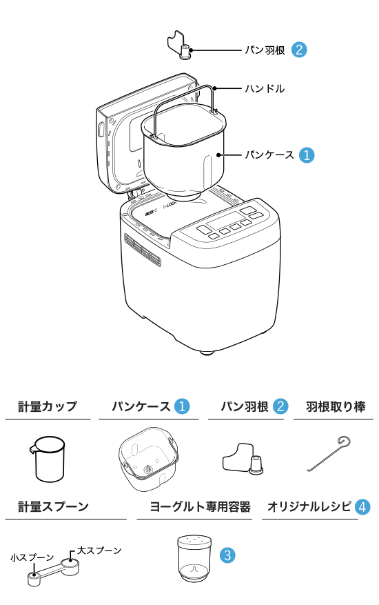 ホームベーカリー SB-1D251