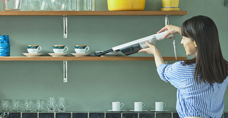 棚の上など高いところのお掃除に