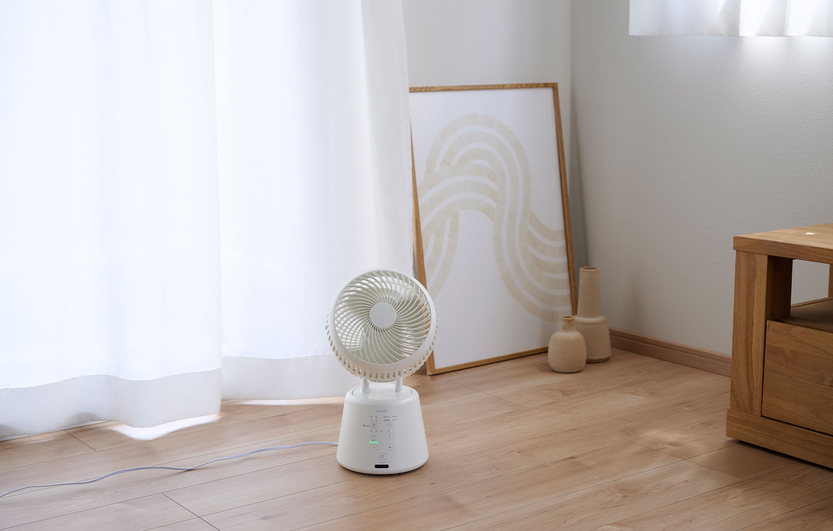 床の上に置いても