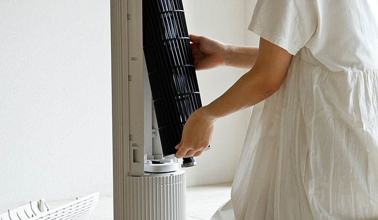 工具不要で簡単取り外し