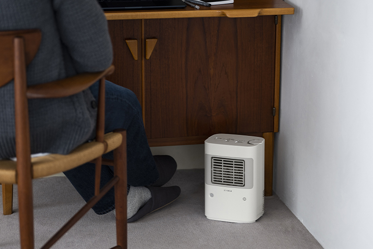 スポット暖房として