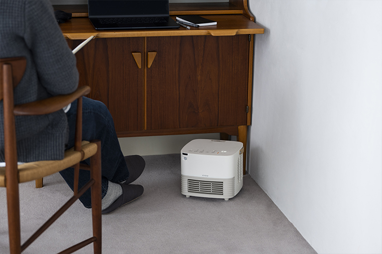 スポット暖房として