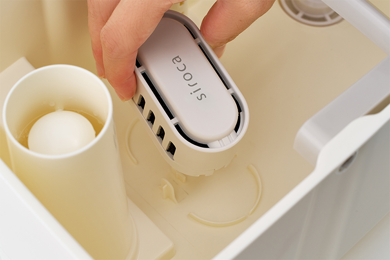 銀イオンユニットは交換も可能