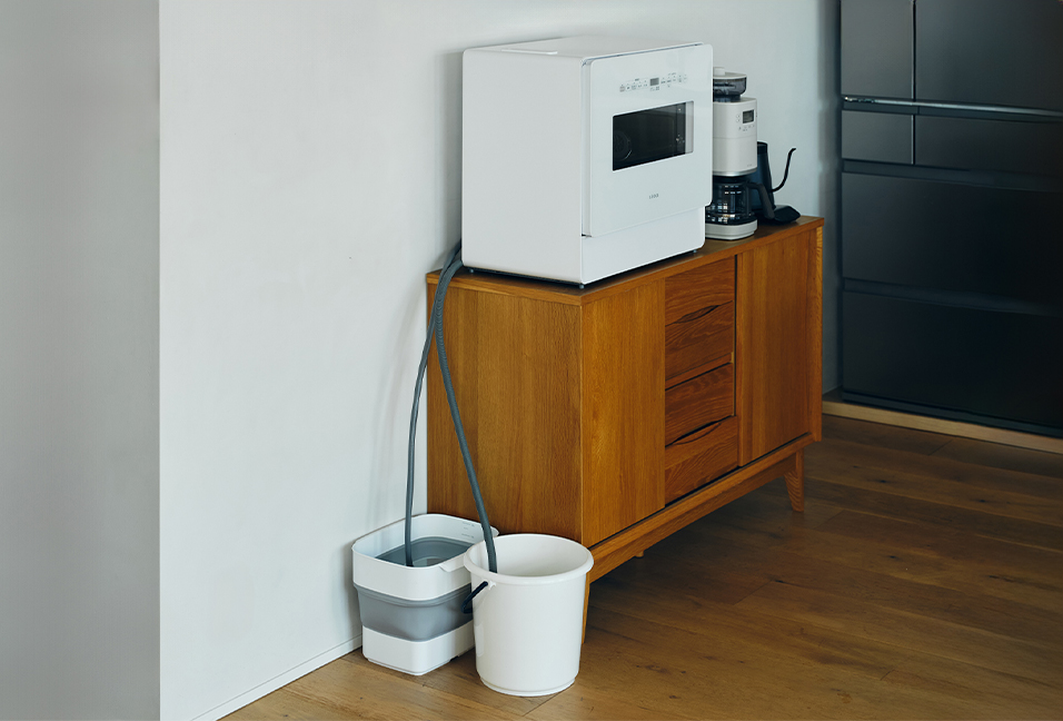 シンクの近くでなくても設置可能