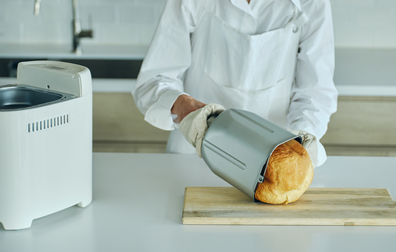 焼きたてまで、<br>お手軽３ステップ。